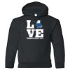 18500B Youth Heavy Blend Hooded Sweatshirt Thumbnail